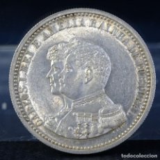 Monedas antiguas de Europa: MONEDA 500 REIS - CARLOS I REI E AMELIA RAINHA DE PORTUGAL 1898 - 30 MM