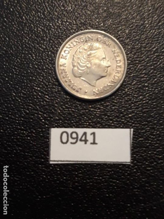 Monedas antiguas de Europa: Holanda 10 c&eacute;ntimos 1963 - Foto 2