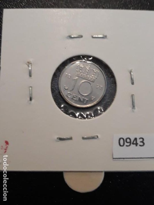 Monedas antiguas de Europa: Holanda 10 c&eacute;ntimos 1973 - Foto 2