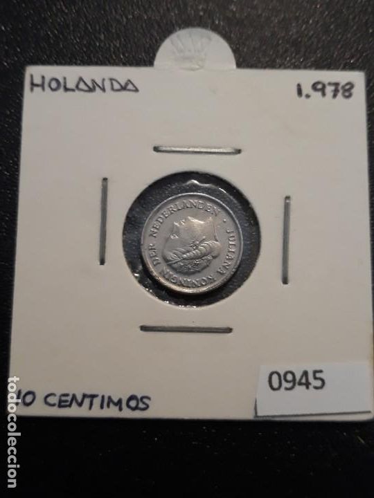 Monedas antiguas de Europa: Holanda 10 c&eacute;ntimos 1978 - Foto 1