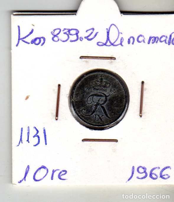 Monedas antiguas de Europa: DINAMARCA 1 ORE 1966 - Foto 1