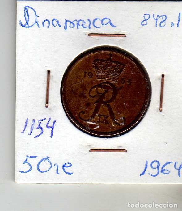 Monedas antiguas de Europa: DINAMARCA 5 ORE 1964 - Foto 1