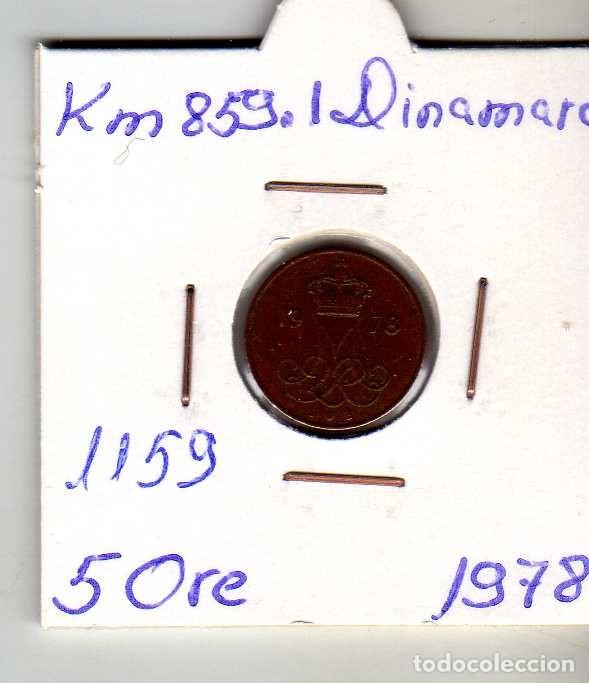 Monedas antiguas de Europa: DINAMARCA 5 ORE 1978 - Foto 1