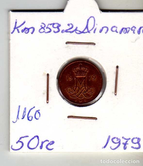 Monedas antiguas de Europa: DINAMARCA 5 ORE 1979 - Foto 1