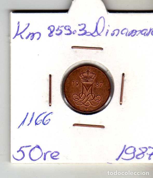 Monedas antiguas de Europa: DINAMARCA 5 ORE 1987 - Foto 1