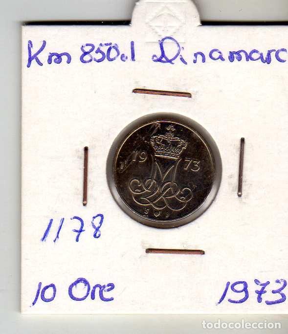Monedas antiguas de Europa: DINAMARCA 10 ORE 1973 - Foto 1