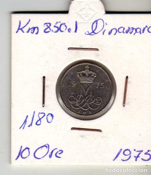 Monedas antiguas de Europa: DINAMARCA 10 ORE 1975 - Foto 1