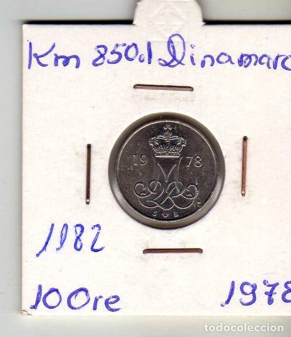 Monedas antiguas de Europa: DINAMARCA 10 ORE 1978 - Foto 1