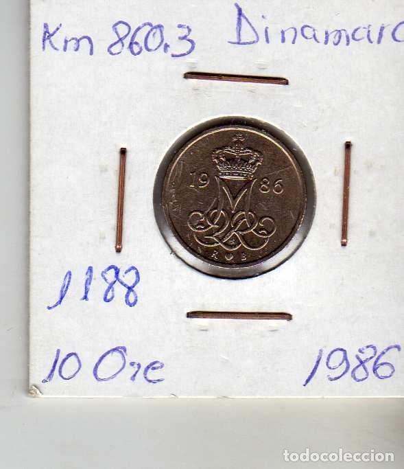 Monedas antiguas de Europa: DINAMARCA 10 ORE 1986 - Foto 1