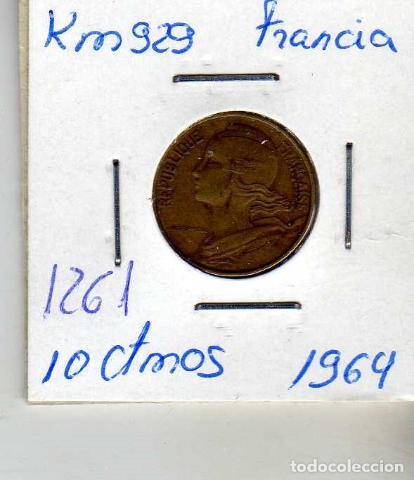 Monedas antiguas de Europa: FRANCIA 10 CENTIMOS 1964 - Foto 1
