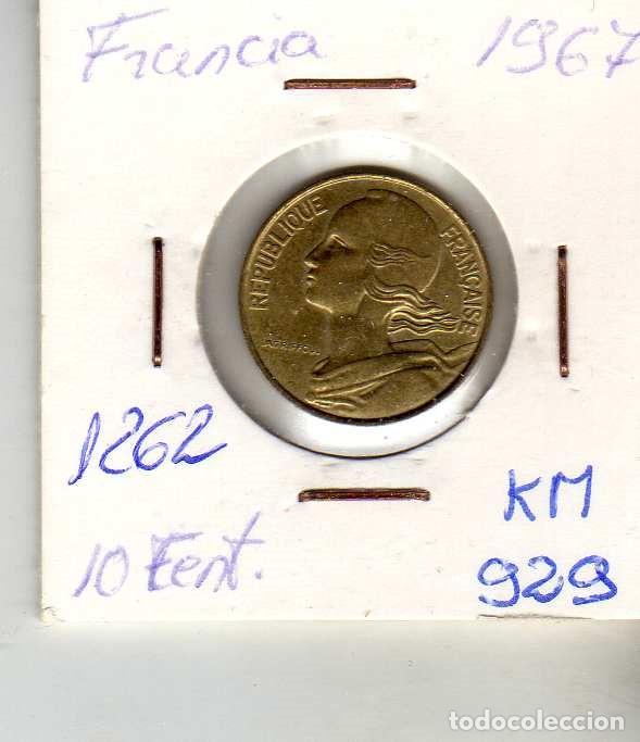 Monedas antiguas de Europa: FRANCIA 10 CENTIMOS 1967 - Foto 1