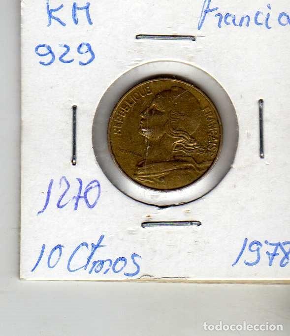 Monedas antiguas de Europa: FRANCIA 10 CENTIMOS 1978 - Foto 1
