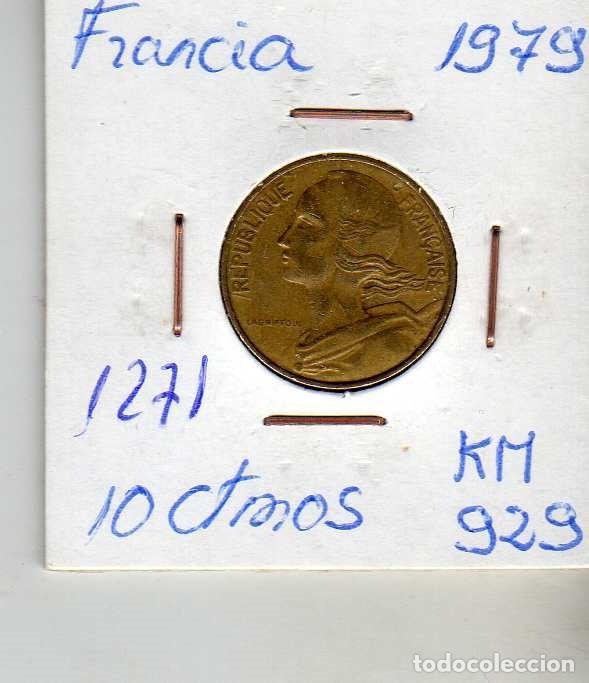 Monedas antiguas de Europa: FRANCIA 10 CENTIMOS 1979 - Foto 1