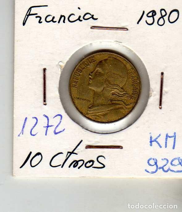Monedas antiguas de Europa: FRANCIA 10 CENTIMOS 1980 - Foto 1