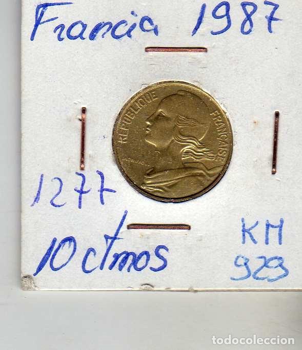 Monedas antiguas de Europa: FRANCIA 10 CENTIMOS 1987 - Foto 1
