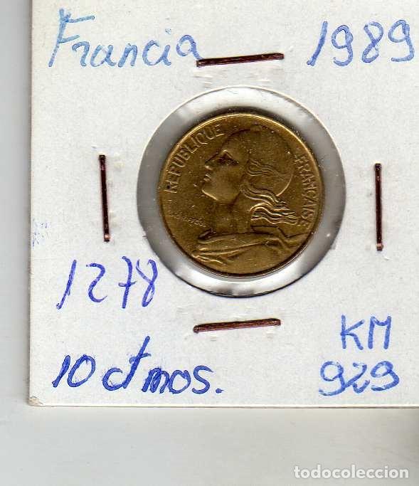 Monedas antiguas de Europa: FRANCIA 10 CENTIMOS 1989 - Foto 1