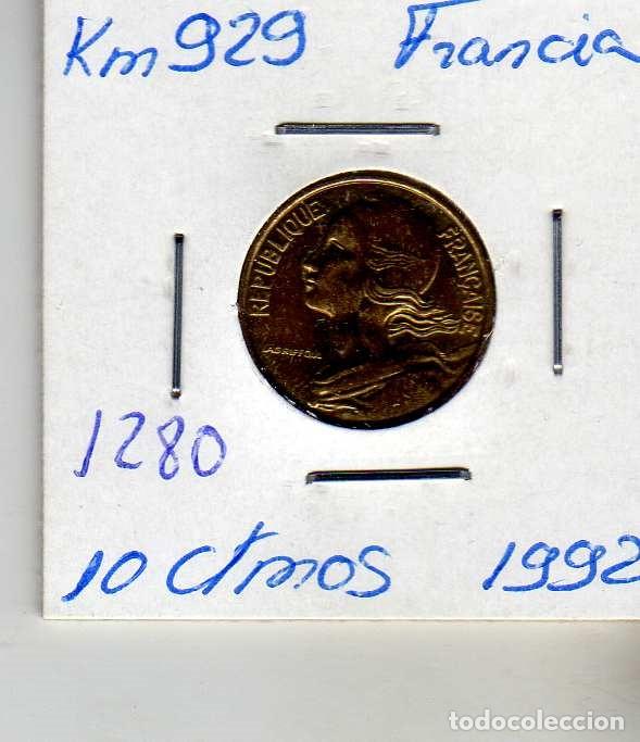 Monedas antiguas de Europa: FRANCIA 10 CENTIMOS 1992 - Foto 1
