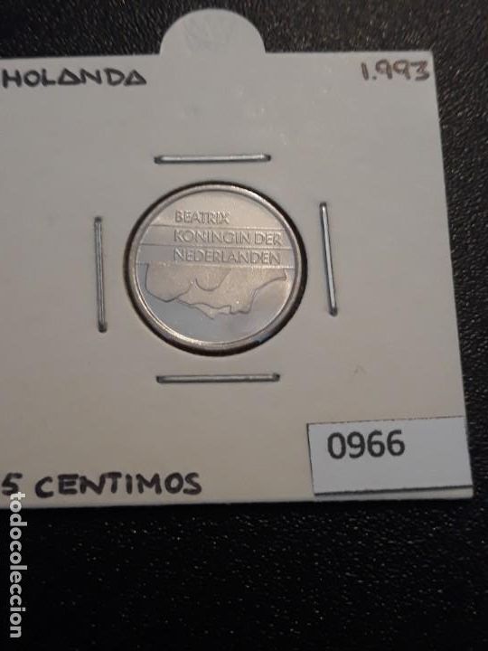Monedas antiguas de Europa: Holanda 25 c&eacute;ntimos 1993 - Foto 1