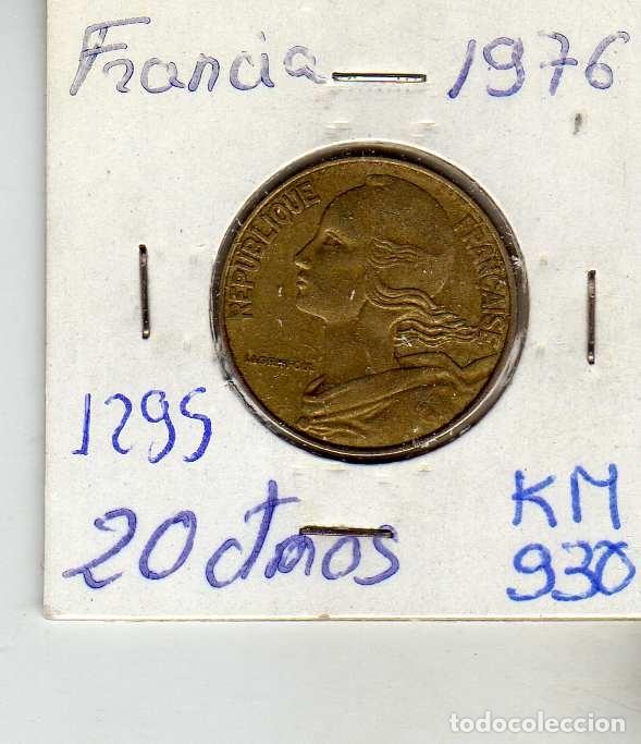 Monedas antiguas de Europa: FRANCIA 20 CENTIMOS 1976 - Foto 1