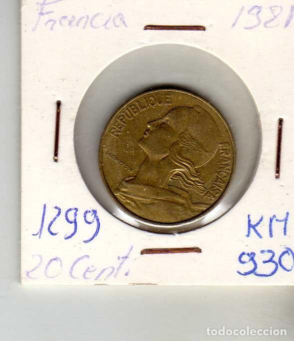 Monedas antiguas de Europa: FRANCIA 20 CENTIMOS 1981 - Foto 1