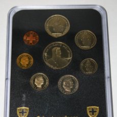 Monedas antiguas de Europa: ESTUCHE DE MONEDAS SUIZAS - 1981 - DE LA BANQUE NATIONALE SUISSE - 8 MONEDAS - 17X10.5 CM.
