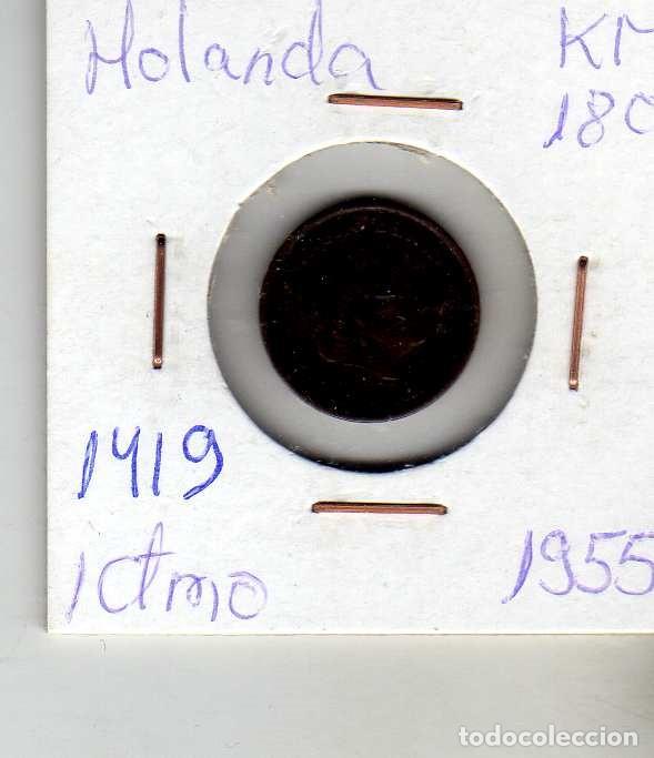 Monedas antiguas de Europa: HOLANDA 1 CENTIMO 1955 - Foto 1