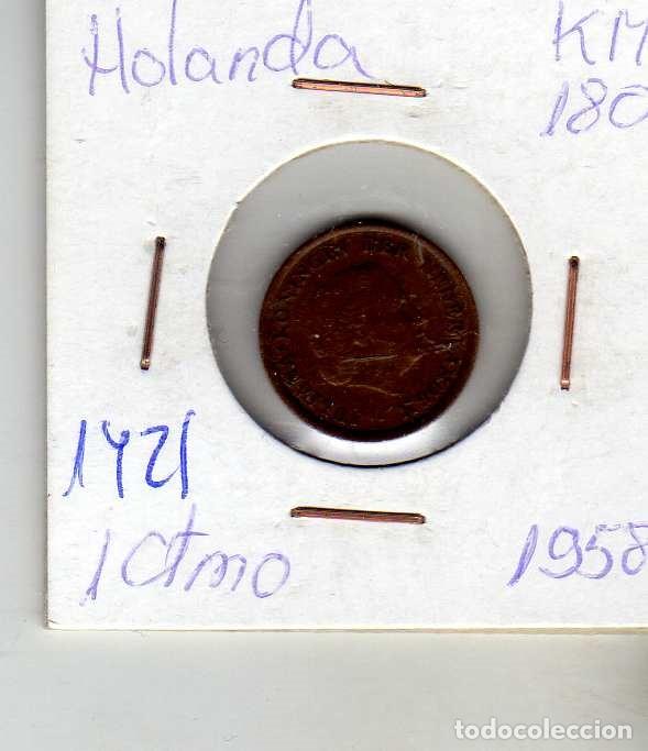 Monedas antiguas de Europa: HOLANDA 1 CENTIMO 1958 - Foto 1