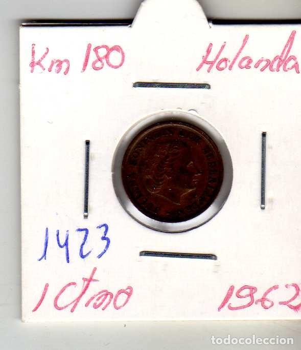 Monedas antiguas de Europa: HOLANDA 1 CENTIMO 1962 - Foto 1