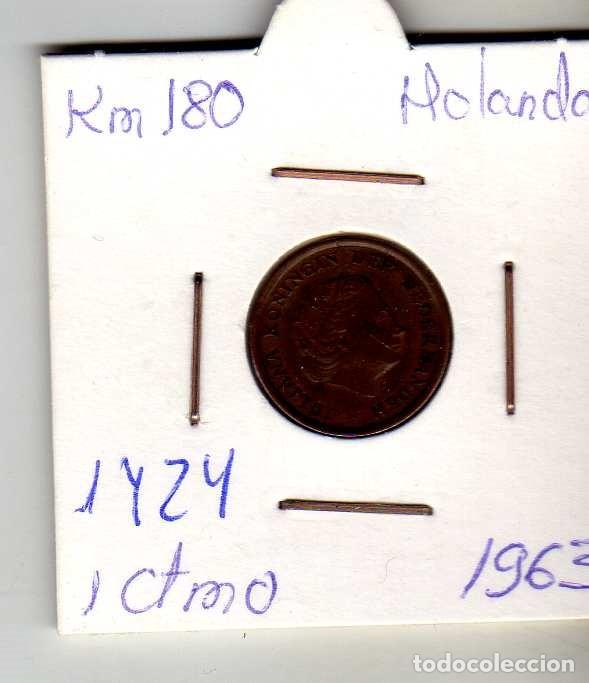 Monedas antiguas de Europa: HOLANDA 1 CENTIMO 1963 - Foto 1