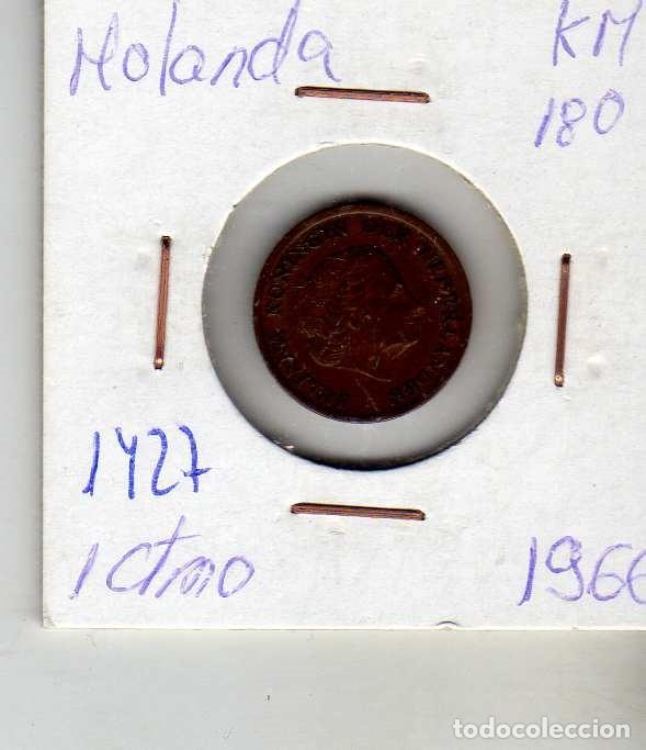 Monedas antiguas de Europa: HOLANDA 1 CENTIMO 1966 - Foto 1