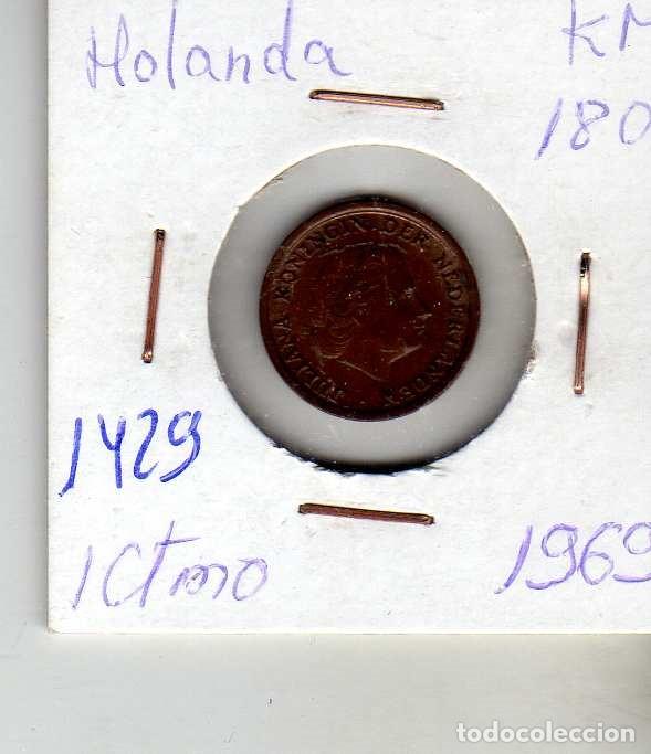 Monedas antiguas de Europa: HOLANDA 1 CENTIMO 1969 - Foto 1