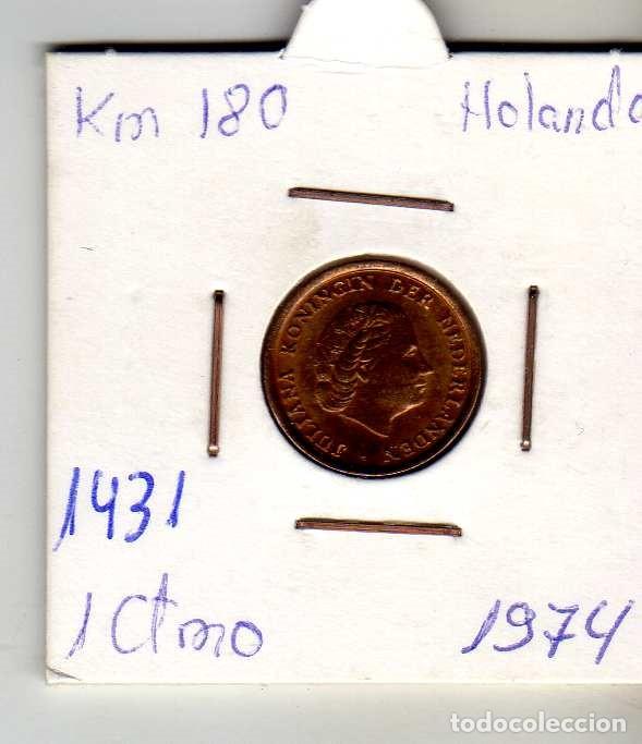 Monedas antiguas de Europa: HOLANDA 1 CENTIMO 1974 - Foto 1