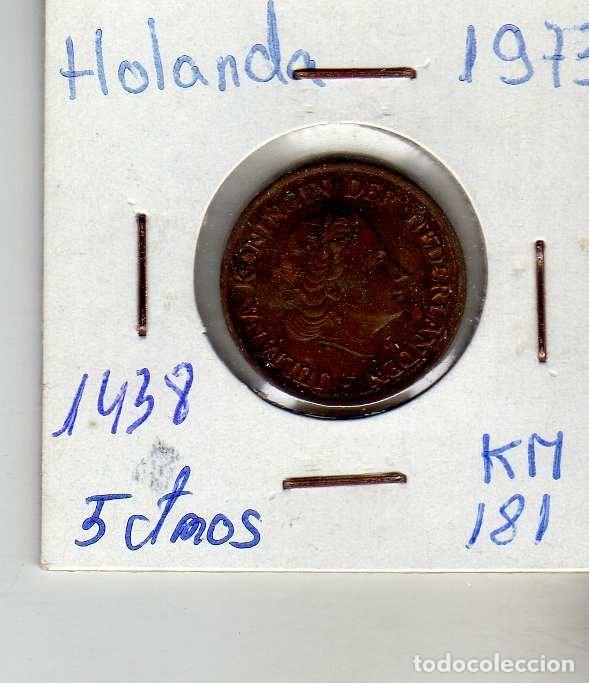 Monedas antiguas de Europa: HOLANDA 5 CENTIMOS 1973 - Foto 1