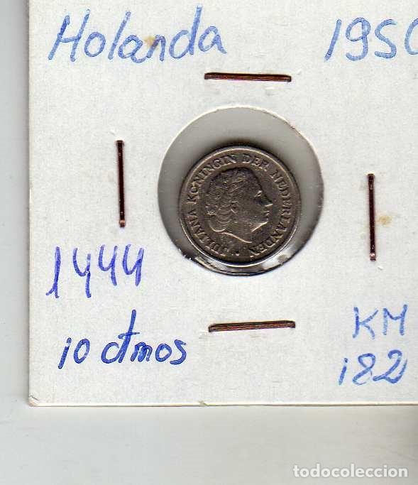 Monedas antiguas de Europa: HOLANDA 10 CENTIMOS 1950 - Foto 1