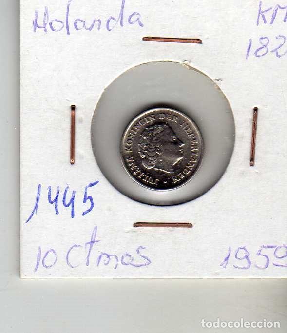 Monedas antiguas de Europa: HOLANDA 10 CENTIMOS 1959 - Foto 1
