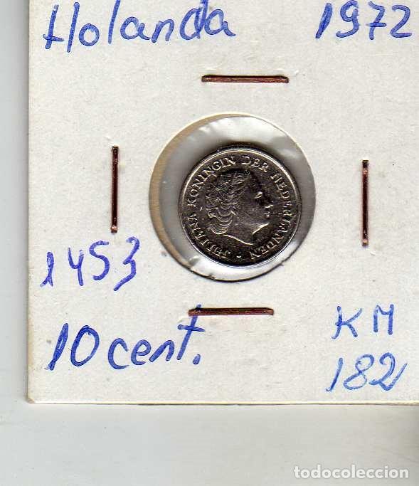 Monedas antiguas de Europa: HOLANDA 10 CENTIMOS 1972 - Foto 1