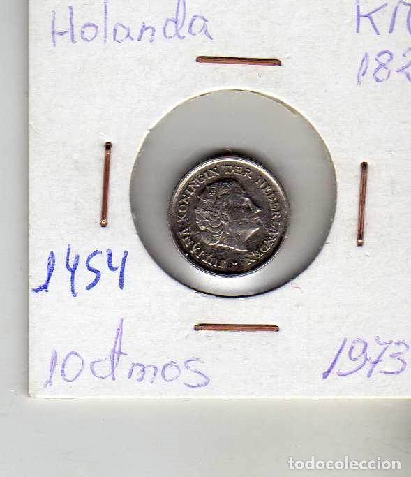 Monedas antiguas de Europa: HOLANDA 10 CENTIMOS 1973 - Foto 1