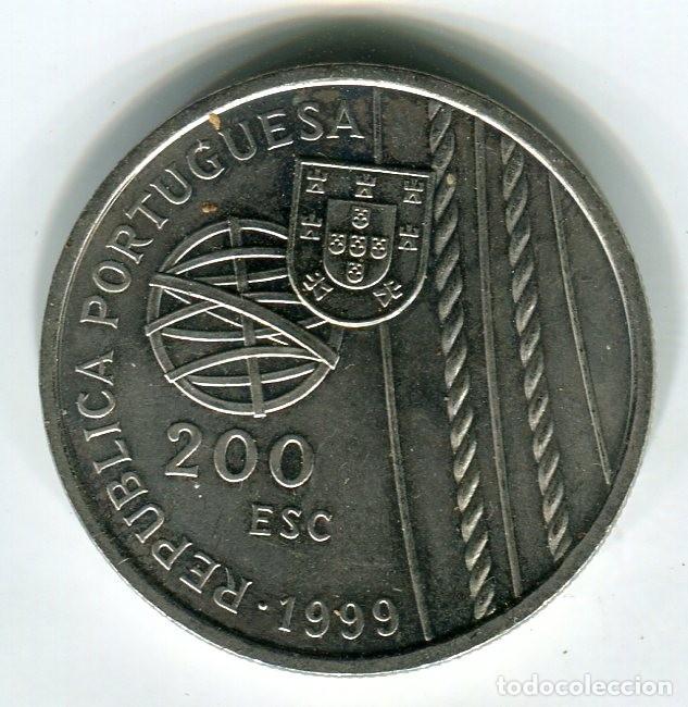 Monedas antiguas de Europa: REPUBLICA PORTUGUESA 200 ESCUDOS A&Ntilde;O 1999 -CONMEMORATIVA- SE ENVIA LA MISMA MONEDA DE LAS IMAGENES