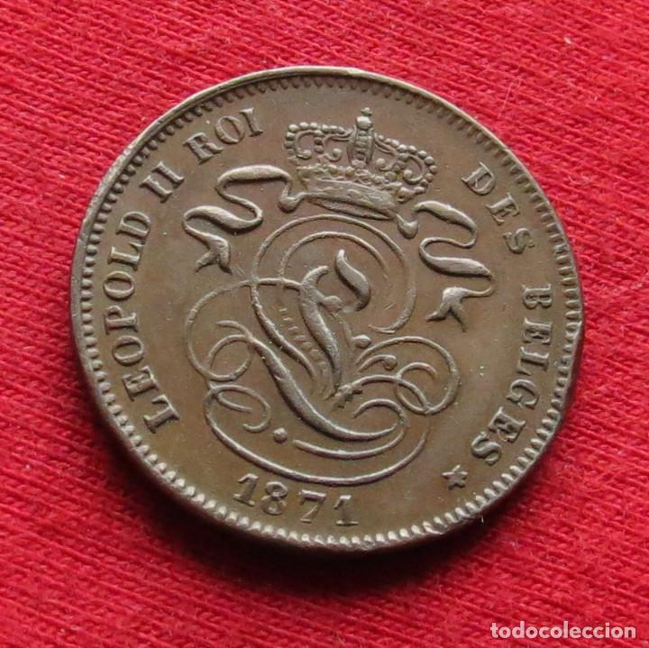 Monedas antiguas de Europa: Belgica 2 cent. 1871 - Foto 2