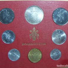 Monedas antiguas de Europa: SET OFICIAL DEL VATICANO AÑO 1970 PABLO VI 8 MONEDAS SIN CIRCULAR INCLUYE 500 LIRAS DE PLATA