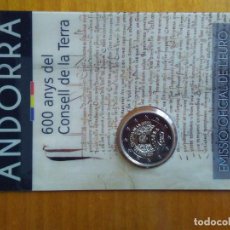 Monedas antiguas de Europa: 2 EUROS -ANDORRA 2019- CONSELL DE LA TERRA - COINCARD. Lote 196368973