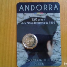 Monedas antiguas de Europa: 2 EUROS -ANDORRA 2016- 150º ANIVERSARIO DE LA NUEVA REFORMA DE 1866 - COINCARD. Lote 196370612