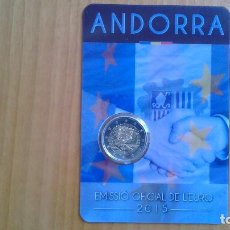 Monedas antiguas de Europa: 2 EUROS -ANDORRA 2015- 25º ANIVERSARIO DE LA FIRMA DEL ACUERDO ADUANERO CON LA U.E. - COINCARD. Lote 196371491