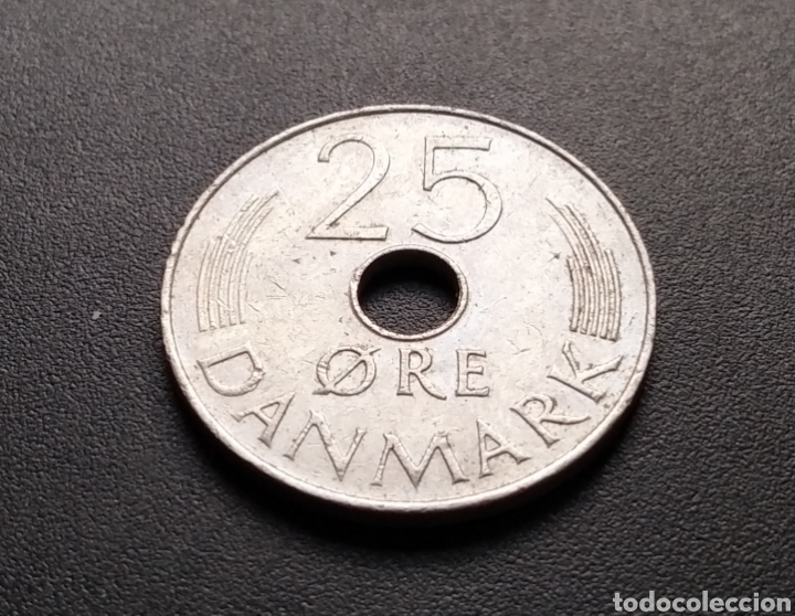 Monedas antiguas de Europa: MONEDA - DINAMARCA 25 ORE 1976 - Foto 3