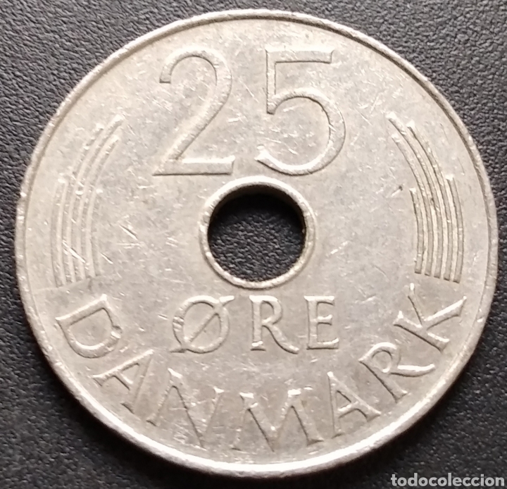 Monedas antiguas de Europa: MONEDA - DINAMARCA 25 ORE 1976 - Foto 1