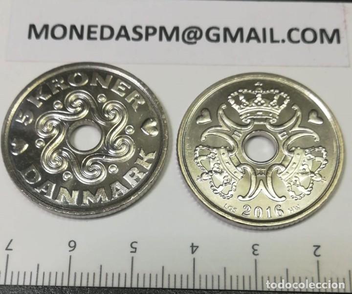 Monedas antiguas de Europa: DINAMARCA 2016.- 5 CORONAS - Foto 1