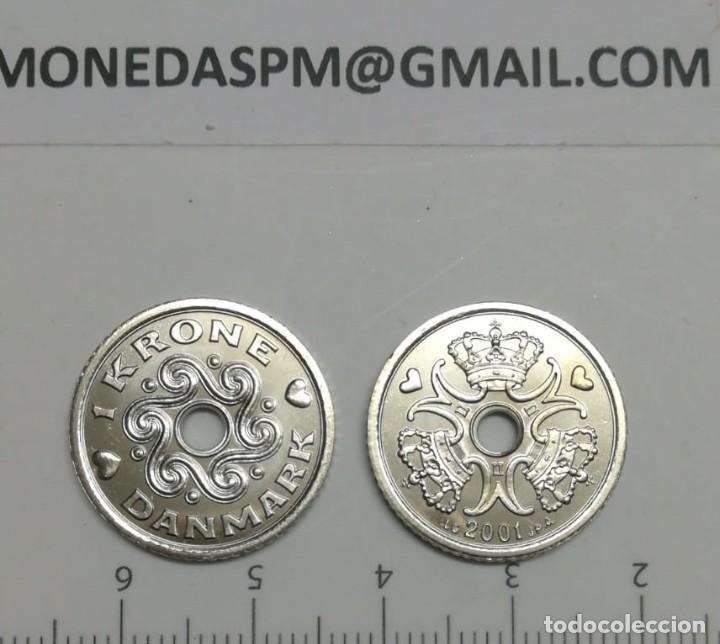 Monedas antiguas de Europa: DINAMARCA 2001.- 1 CORONA - Foto 1