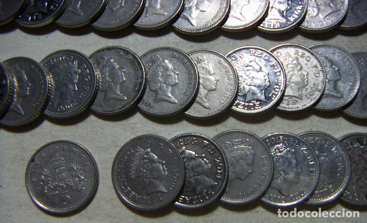 Monedas antiguas de Europa: LOTE DE 47 MONEDAS DE INGLATERRA - Foto 2
