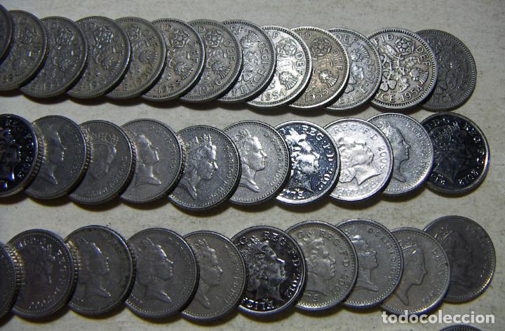 Monedas antiguas de Europa: LOTE DE 47 MONEDAS DE INGLATERRA - Foto 5