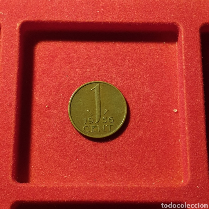 Monedas antiguas de Europa: Holanda 1 cent 1956 - Foto 2